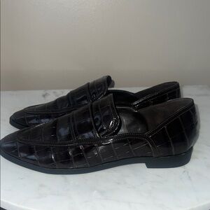 Shutz brown loafers